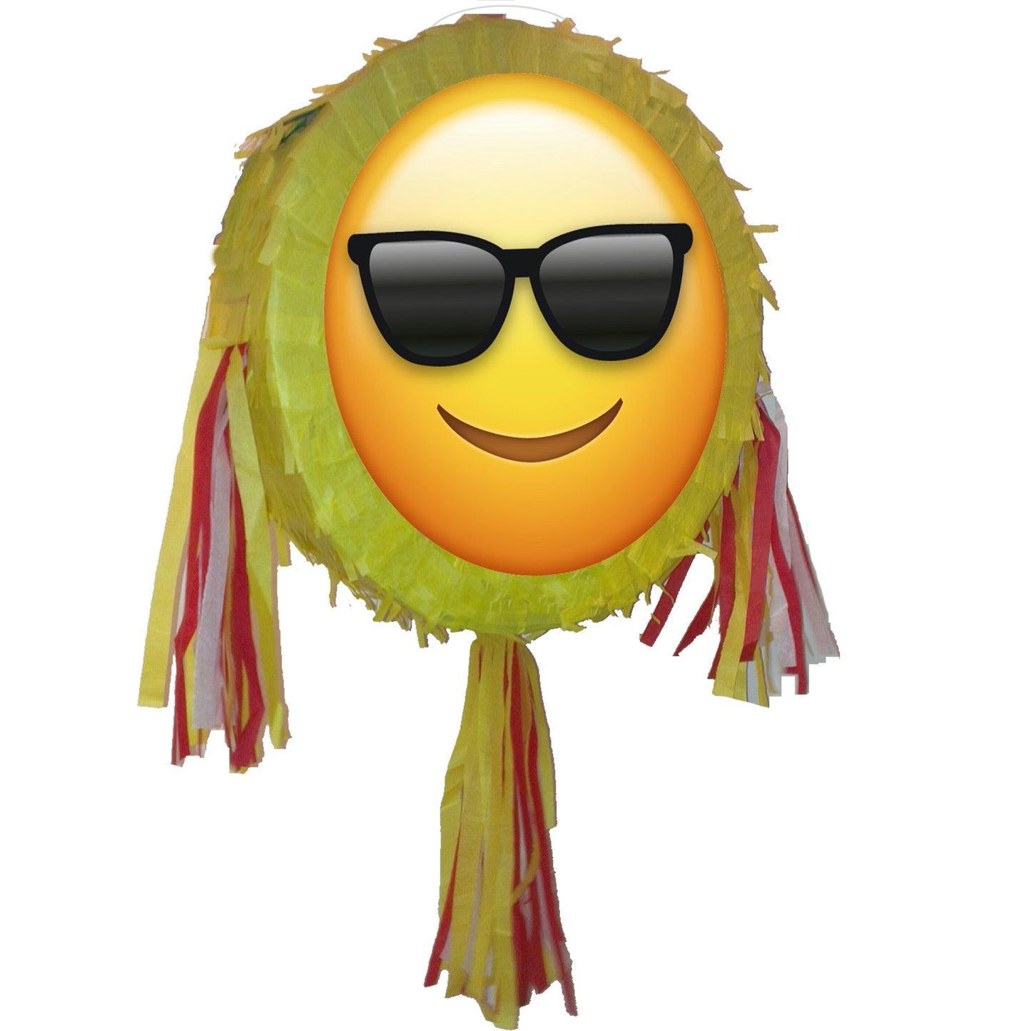 Emoji Pinata with Stick and Blindfold, Birthday Party Game