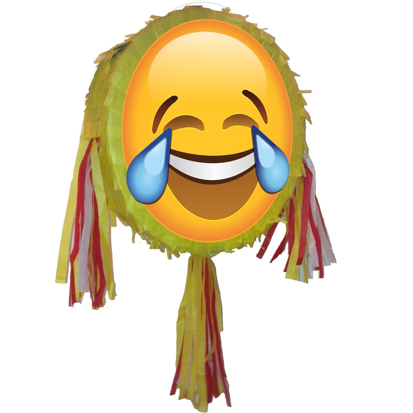 Joy Emoji Pinata with Stick & Blindfold, Birthday Party Game