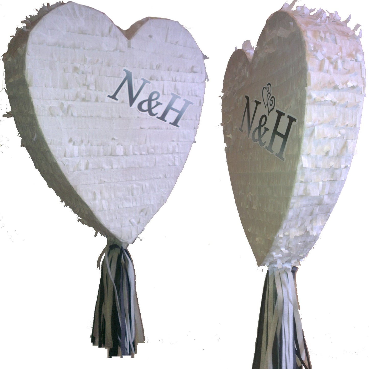 Large Heart Piñata: Custom Text, Engagement, Birthday, Wedding