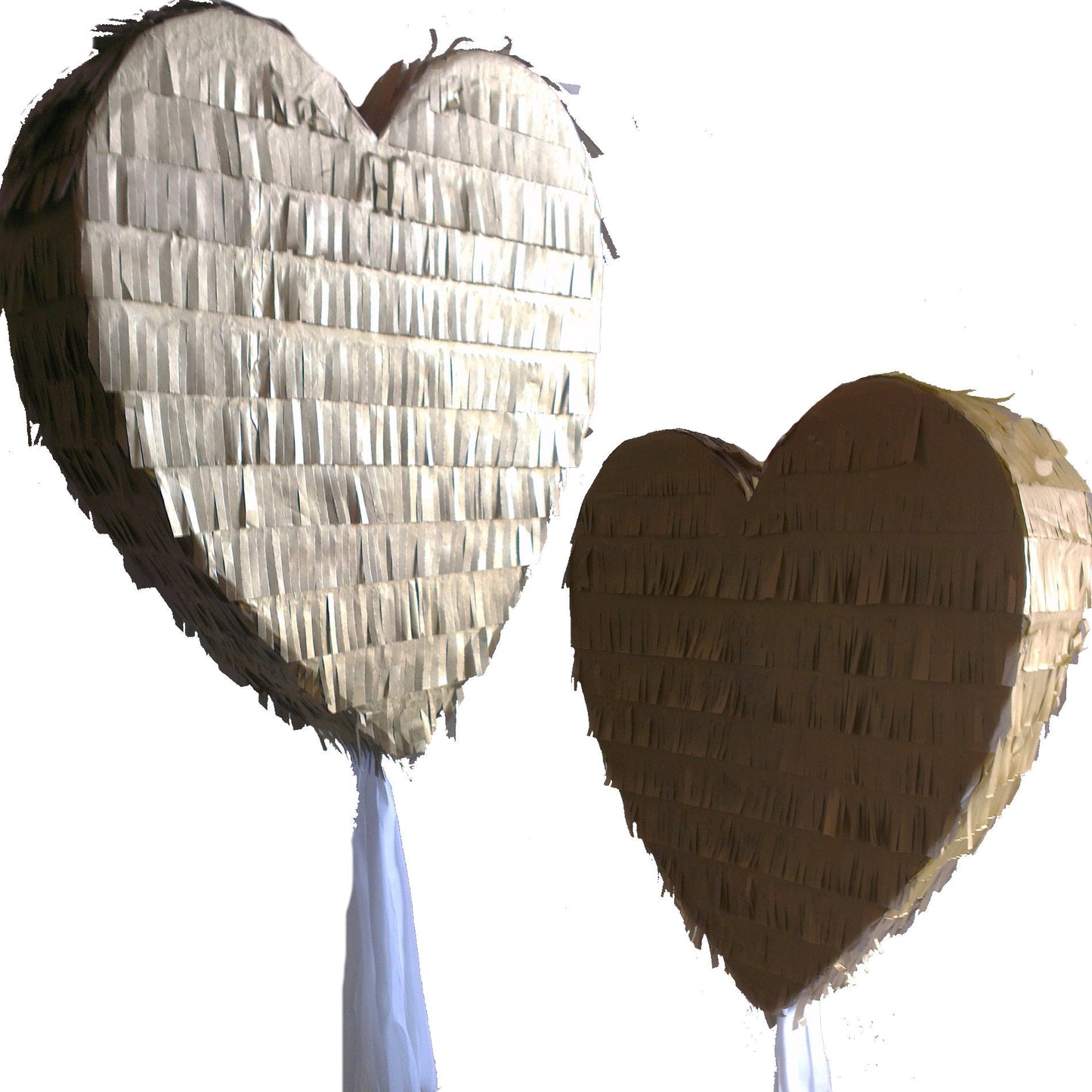 Big Gold Silver Heart Pinata and Stick Love Birthday Hen Engagement Prom bride be Anniversary Wedding girls night out slumber party stag