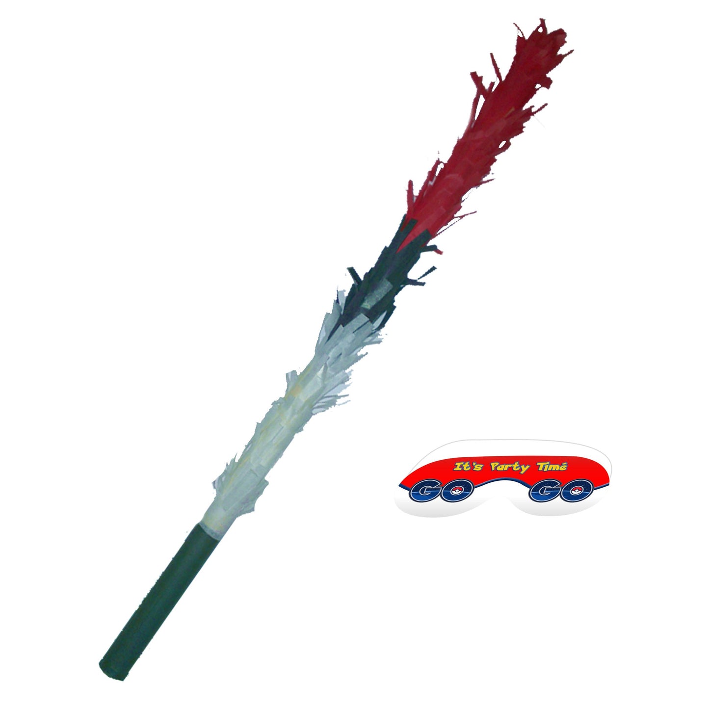 Pokeball Pinata Stick with Blindfold, Party Game Bat