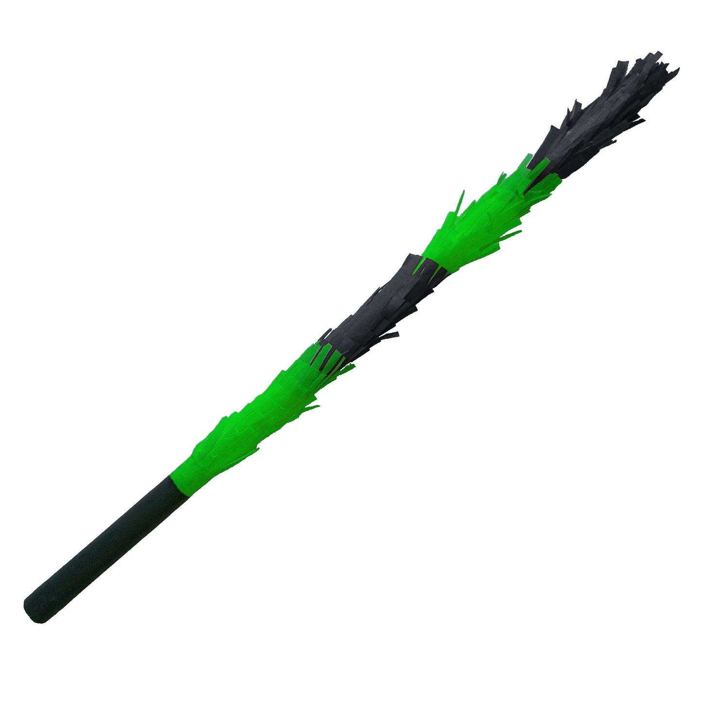 Piñata Stick: Green & Black Smashing Bat with Blindfold