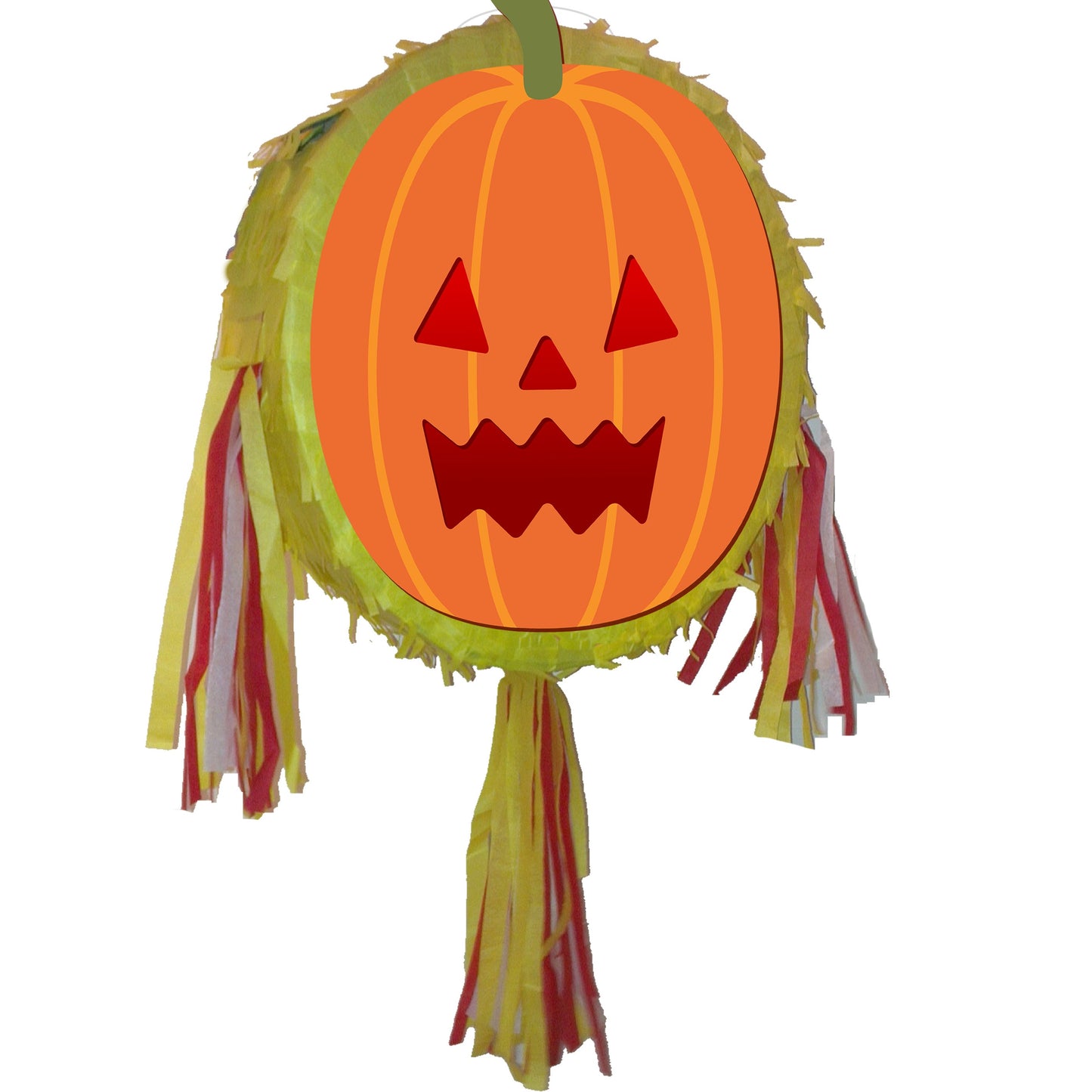 Emoji Pumpkin Piñata with Stick & Blindfold, Halloween Party Game