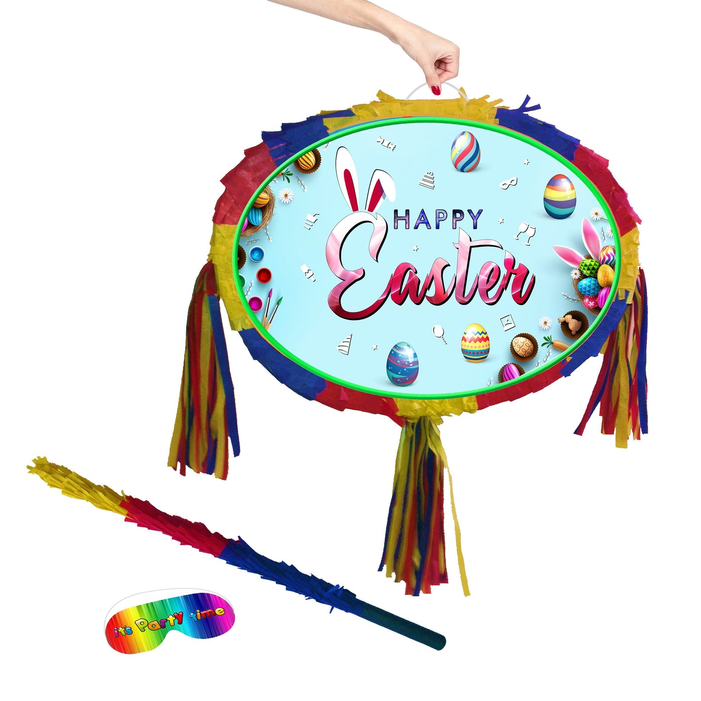 Easter Pinata, Stick and Blindfold, Birthday Party Game