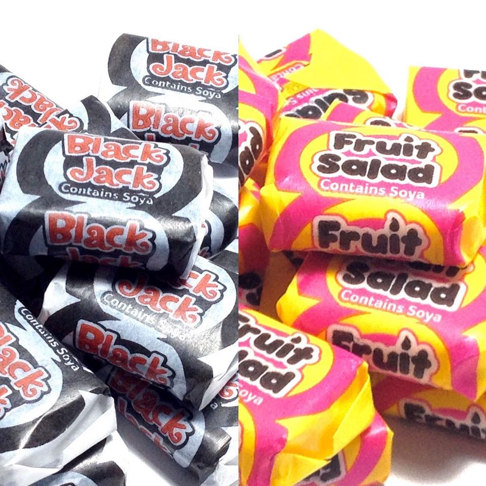Assorted UK Sweets: Lollipops, Chews, Tongue Painters