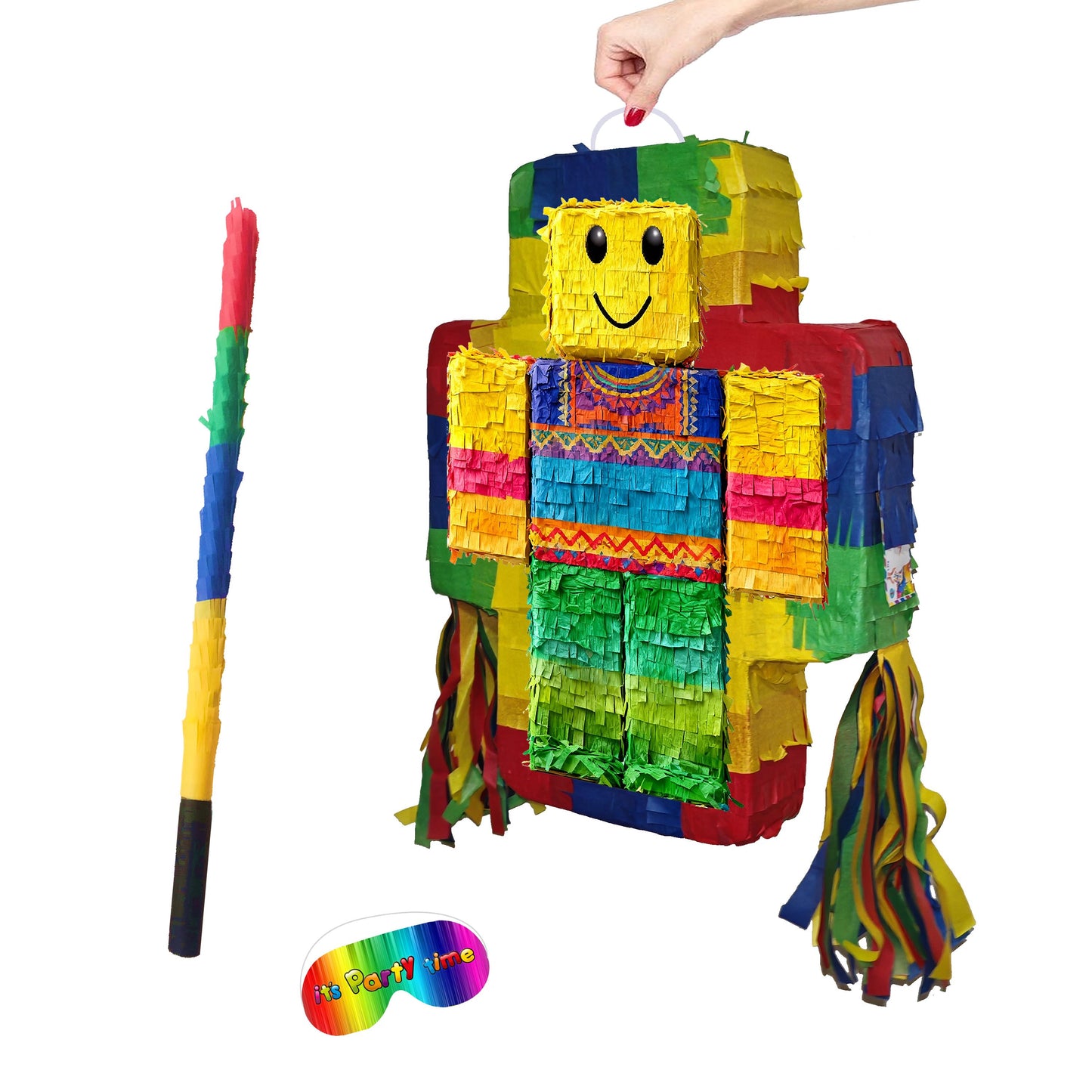Game avatar pinata - Gamer theme party game - 16x14 inch